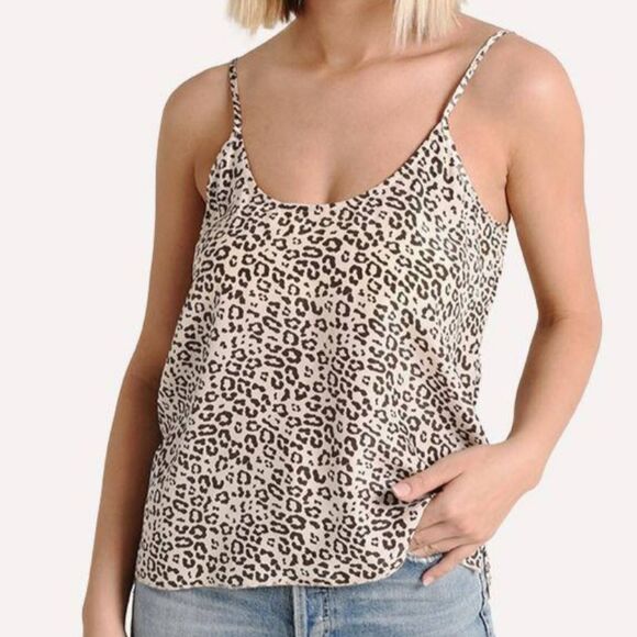 ATM Silk Leopard Print Cami Size Small - Picture 1 of 9